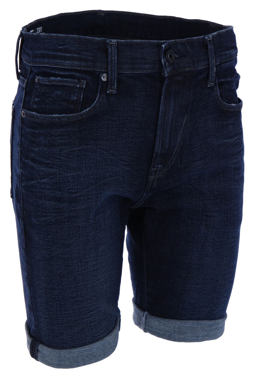G-STAR RAW DENIM 3301 SLIM SHORTS HERREN SLIM FIT